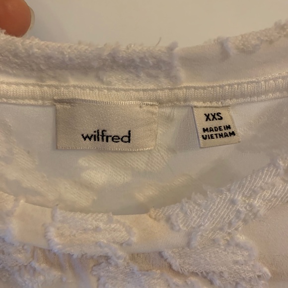 Wilfred Ladies Lace T-shirt.  XXS - Picture 2 of 3